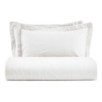 Постільна білизна Biancoperla - Hamilton White, 50x75 (2шт), 155x200 (2шт), 270x290