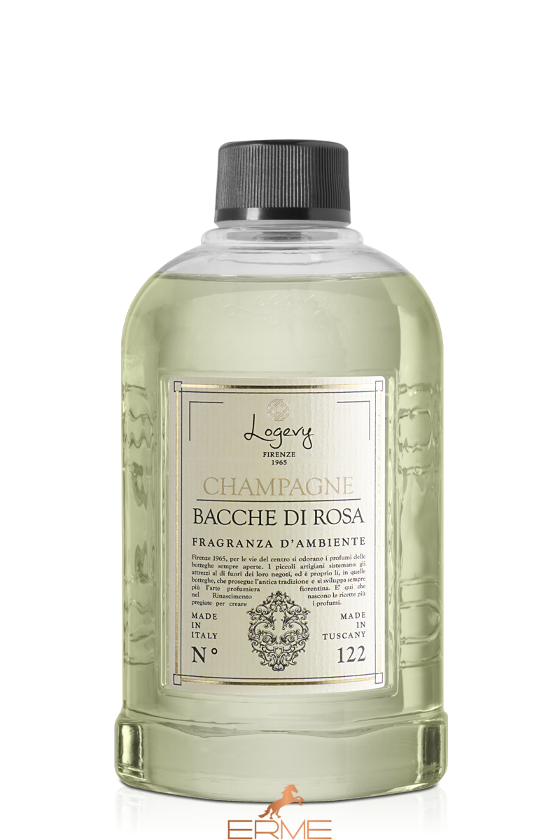 Змінний наповнювач - Logevy Firenze - Champagne e bacche di rosa (Шампанське & Рожеві ягоди), 500 ml.