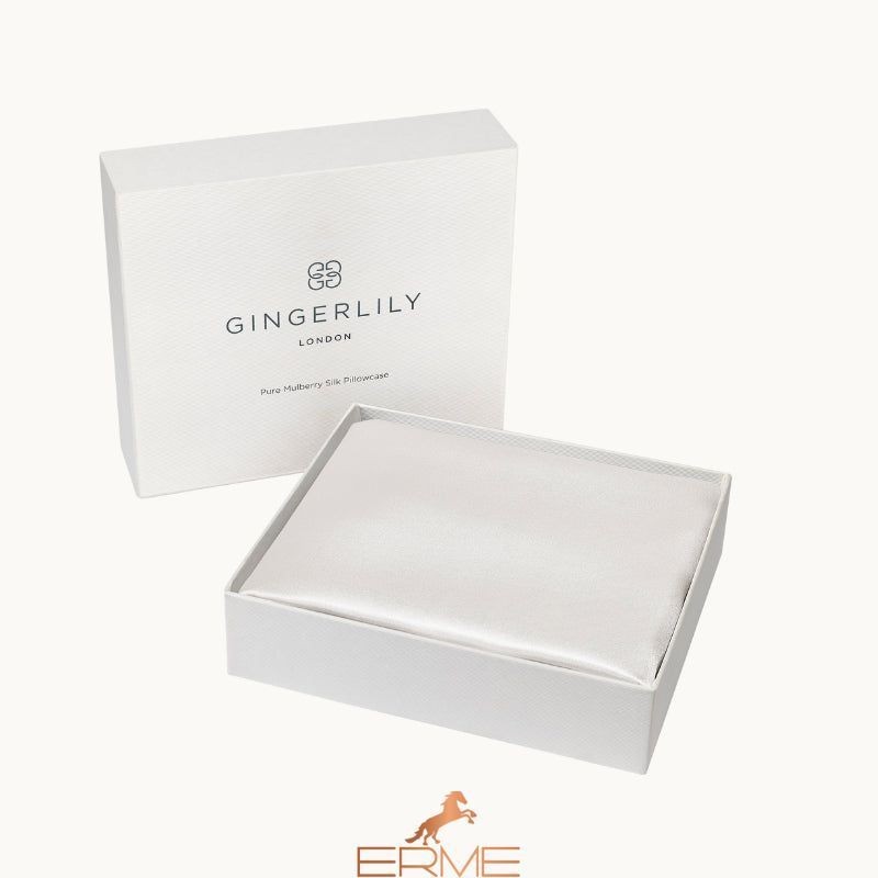 Gingerlily Шовкова наволочка - BEAUTY BOX MULBERRY - IVORY, 50x75