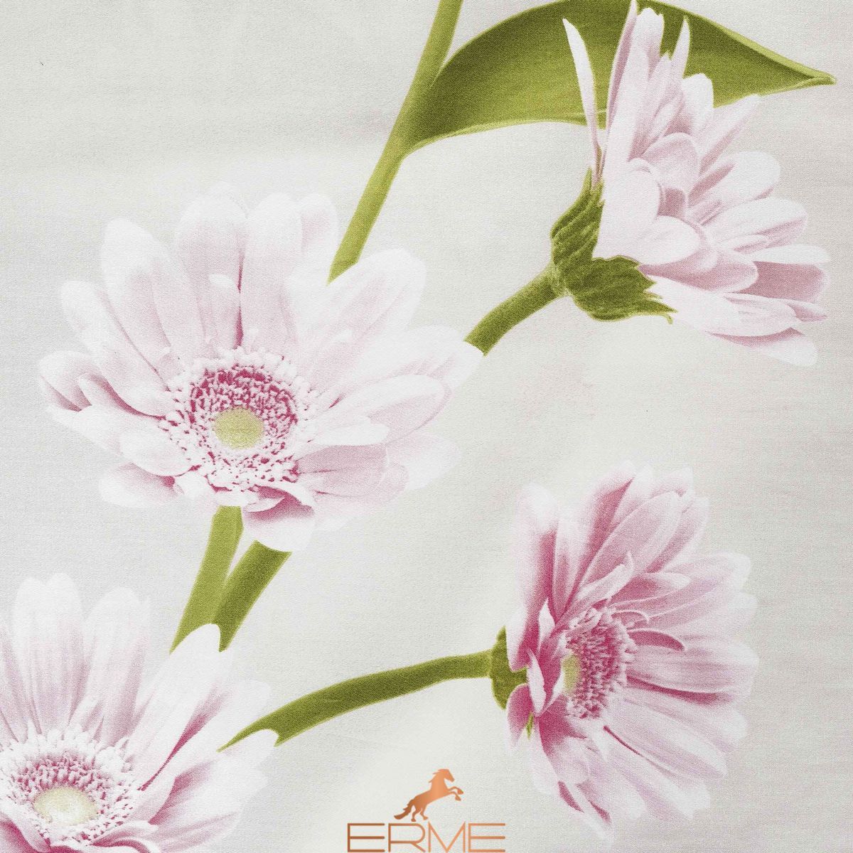 Постільна білизна Signoria Firenze Gerbera PEARL / PINK, 50x75, 155x200 (2шт), 270x290