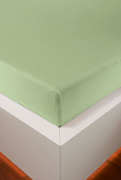 Простирадло на гумці Hefel Tencel Fitted Sheets Lime Green, 90x200 - 100x220 на резинці