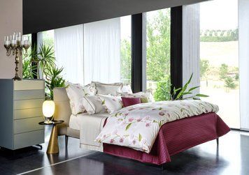 Постільна білизна Signoria Firenze Gerbera PEARL / PINK, 50x75, 155x200 (2шт), 270x290