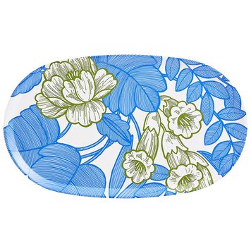 Tray Jacquard Francais - Tropicale Bois Perroquet