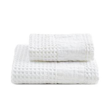 Набір рушників для обличчя + гостьове Biancoperla Milano White, 60х110 + 40х60 + 100x140