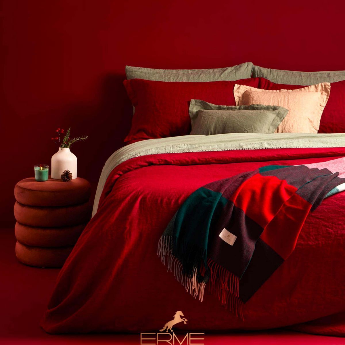 Постельное белье Biancoperla - Hamilton Honey, 50x75 (2шт), 155x200 (2шт), 270x290