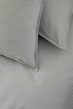 Bed Linen Essix - Grand Hôtel - Silver, 50x70 (2pc), 220x240, 200x200 on an elastic band