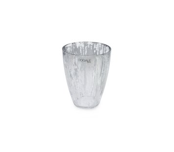 Dogale Solee Luna - Decorative vase Silver Leaf