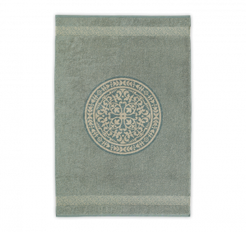 Towel Leitner Leinen - Rosetta - 443 Teal, 30х30