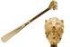 Pasotti -GOLD LION SHOEHORN, PEARLY BROWN SHAFT