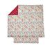 Bed linens - Blanc Des Vosges Primavera Coquelicot, 50x70, 155x200, 180x290