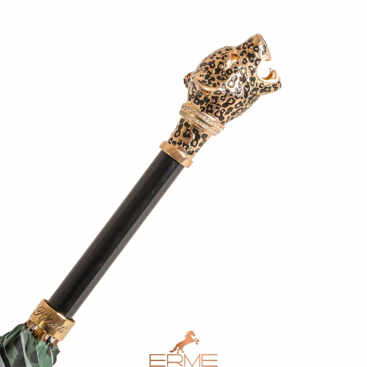 PASOTTI зонт - GREEN LEOPARDIZED PANTHER
