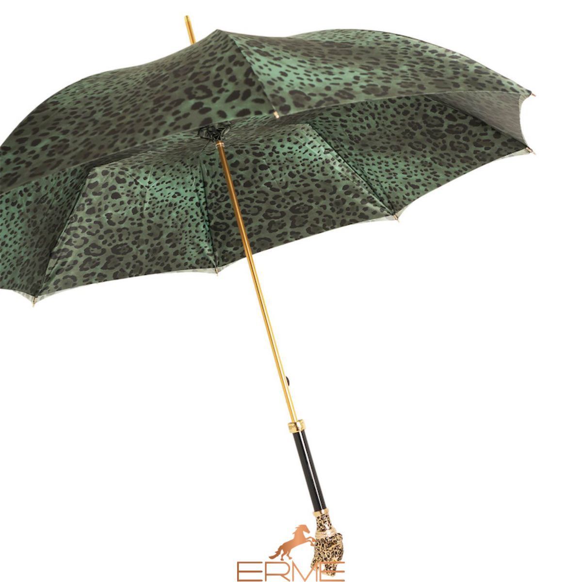 PASOTTI зонт - GREEN LEOPARDIZED PANTHER