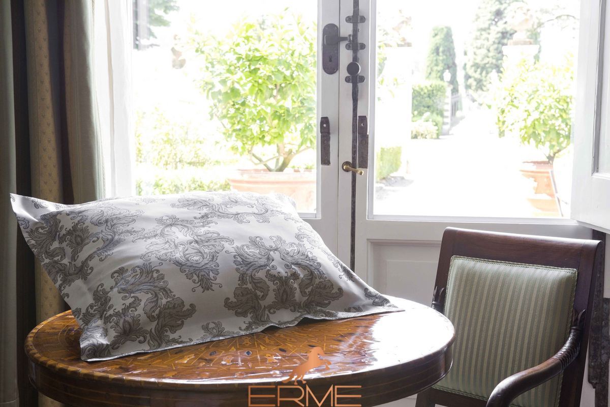 Bed linen Signoria Firenze - Reggia GREY, 50x75 (2pc), 155x200 (2pc), 270x290