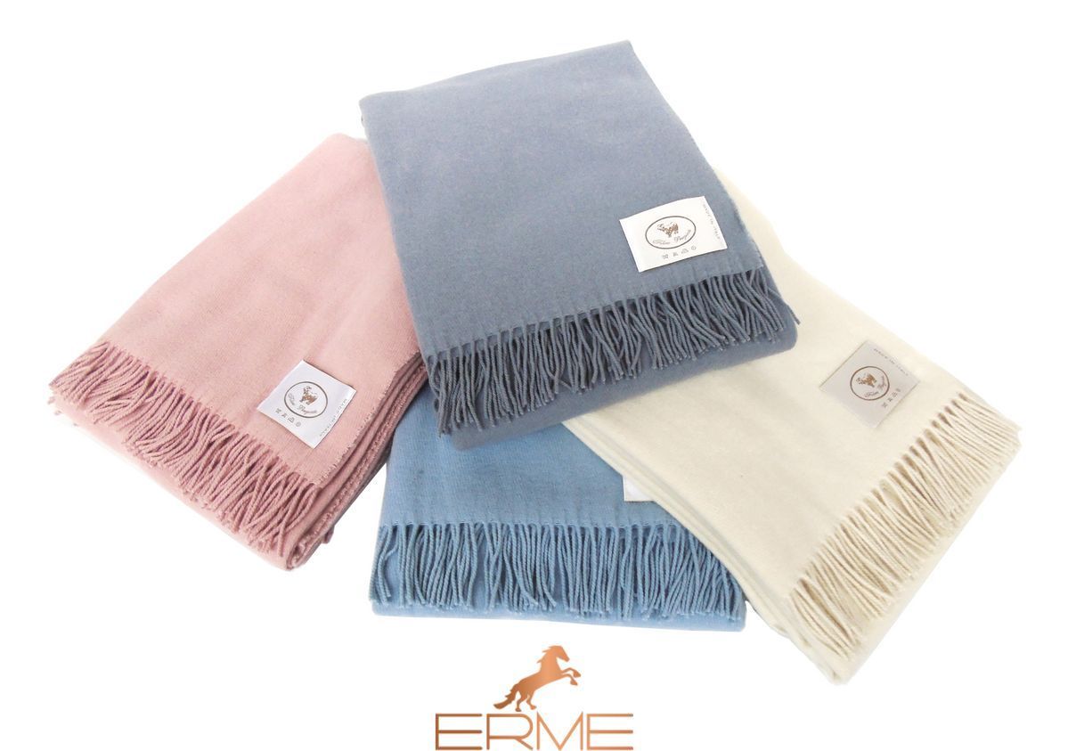 CO.BI. BUCANEVE blanket azzurro, Light blue, 140x180