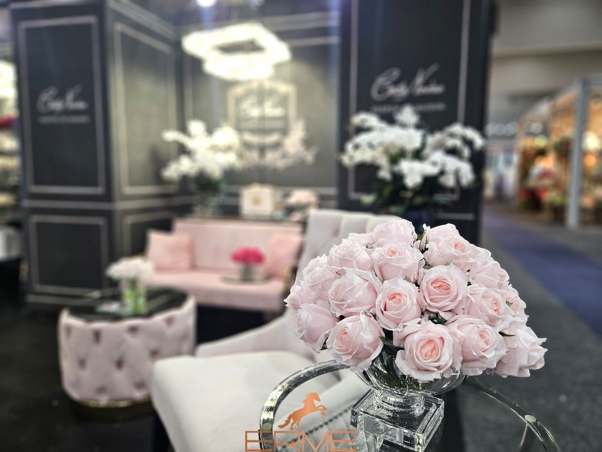 Ароматична композиція Cote Noire Centrepiece - French Pink / Silver, Під замовлення (доставка від 4-х тижнів)