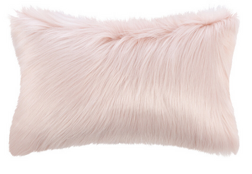 Square fur pillowcase Mansion - Himalaya Blush