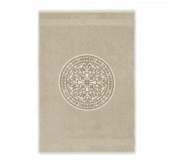 Towel Leitner Leinen - Rosetta - 443 Sand, 30х30
