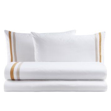 Bed linen Biancoperla - Antigua Beach/Seafood, 50x75 (2pc), 155x200 (2pc), 270x290