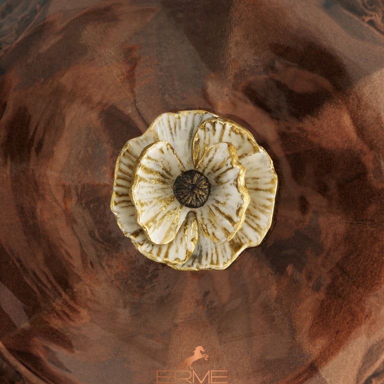 Michael Aram - Cake dish with Anemone lid
