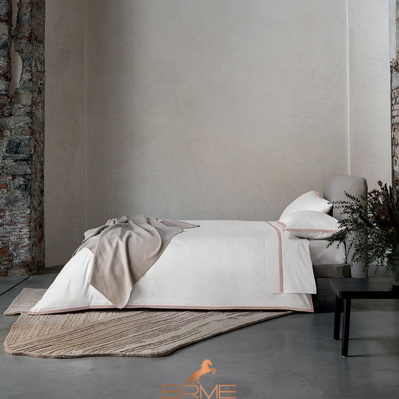Fazzini Bed Linen - Hellen Bianco set / Rosa boho
