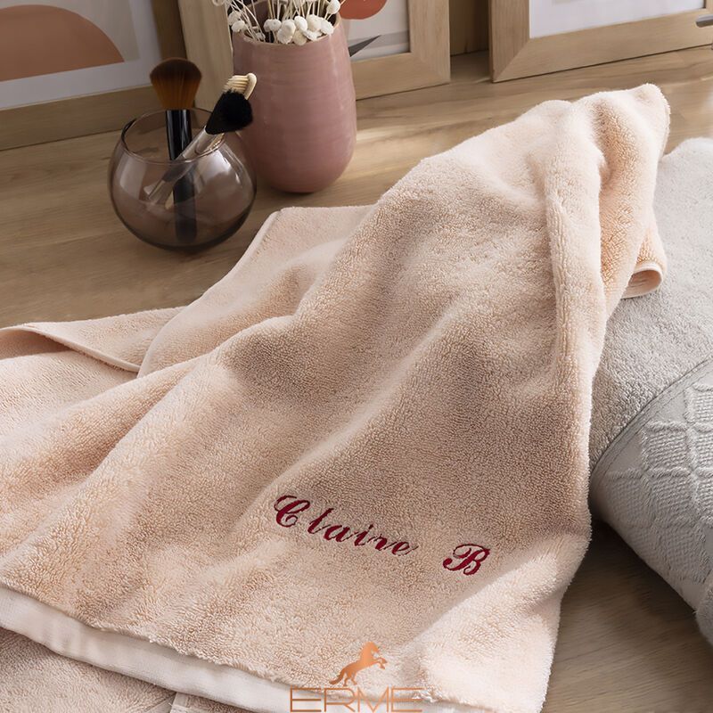 Рушник банний Бавовна Le Jacquard Francais Argile Beige (30x50 см)