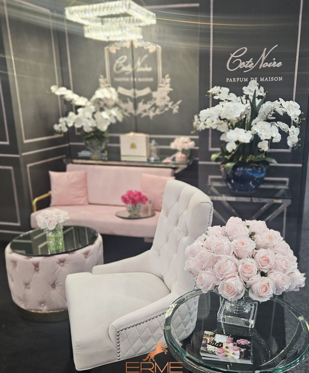 Ароматична композиція Cote Noire Centrepiece - French Pink / Silver, Під замовлення (доставка від 4-х тижнів)