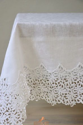 Weissfee tablecloth - Gala White