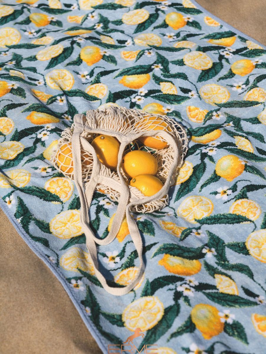 Рушник Feiler - LEMONS AND LEAVES  - Pool 100х150