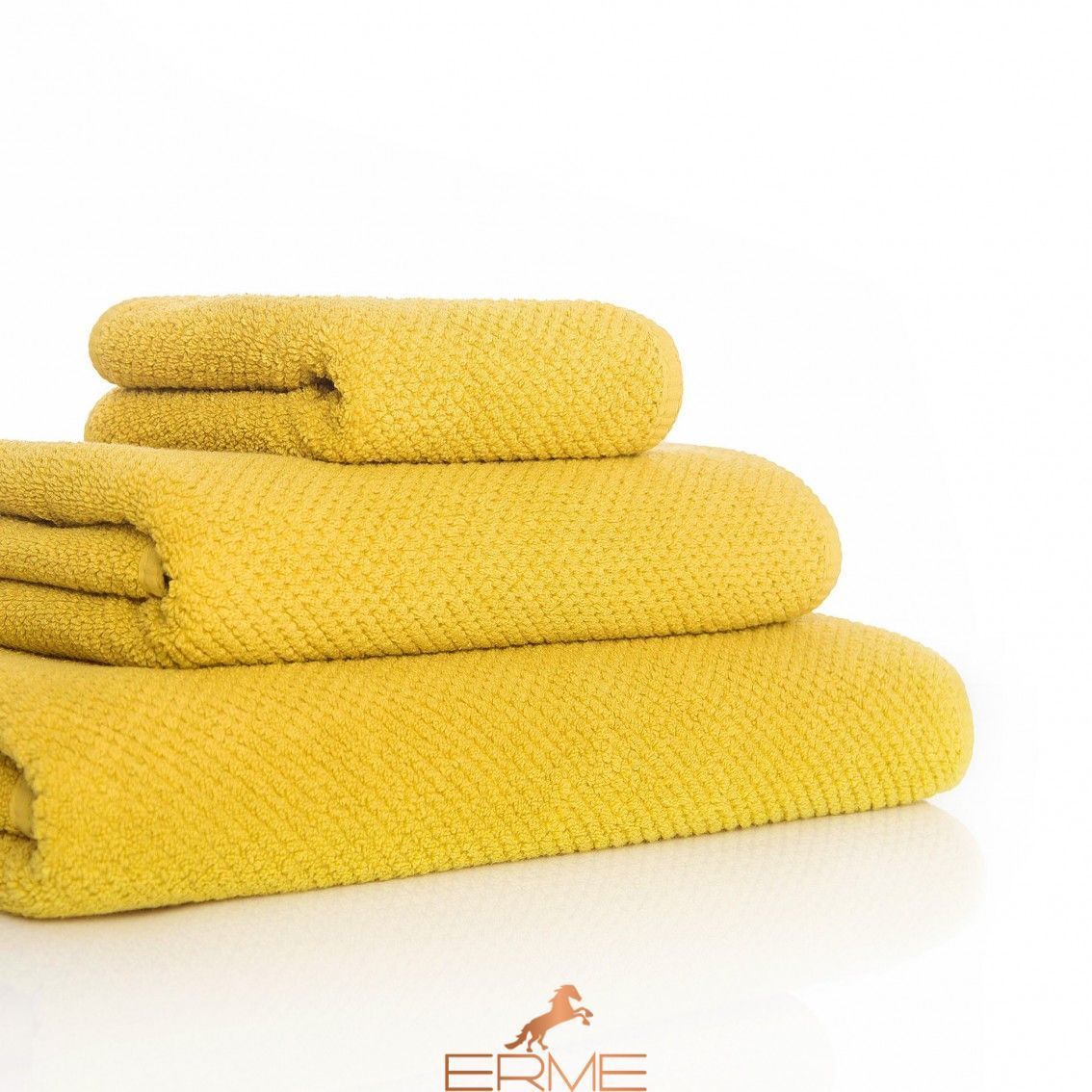 Полотенце Graccioza Bee Waffle Mustard 100% хлопок (30x30 см)