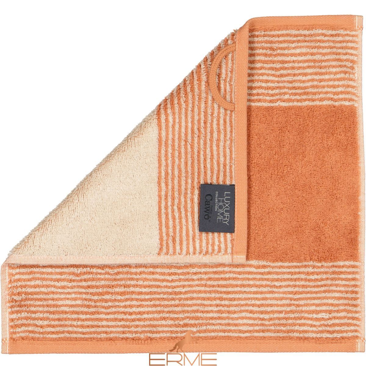 Towel Cawoe - Two-tone Kupfer, 30х30