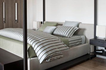 Постільна білизна Signoria Firenze Magnolia striped, 50x75, 155x200 (2шт), 270x290