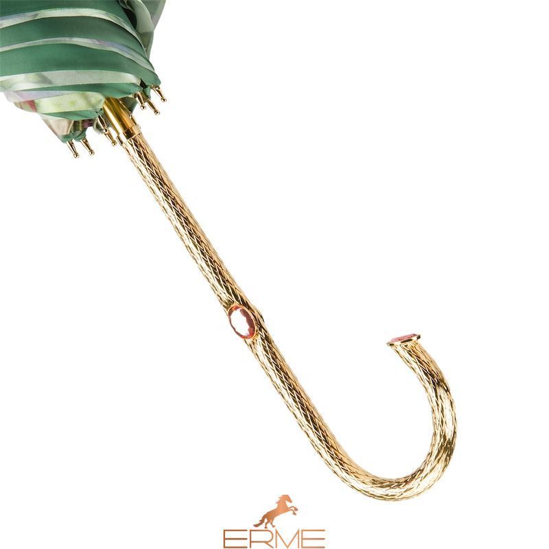 PASOTTI - GREEN AND PINK ROSES, 102 сm, 93,00 cm, For woman