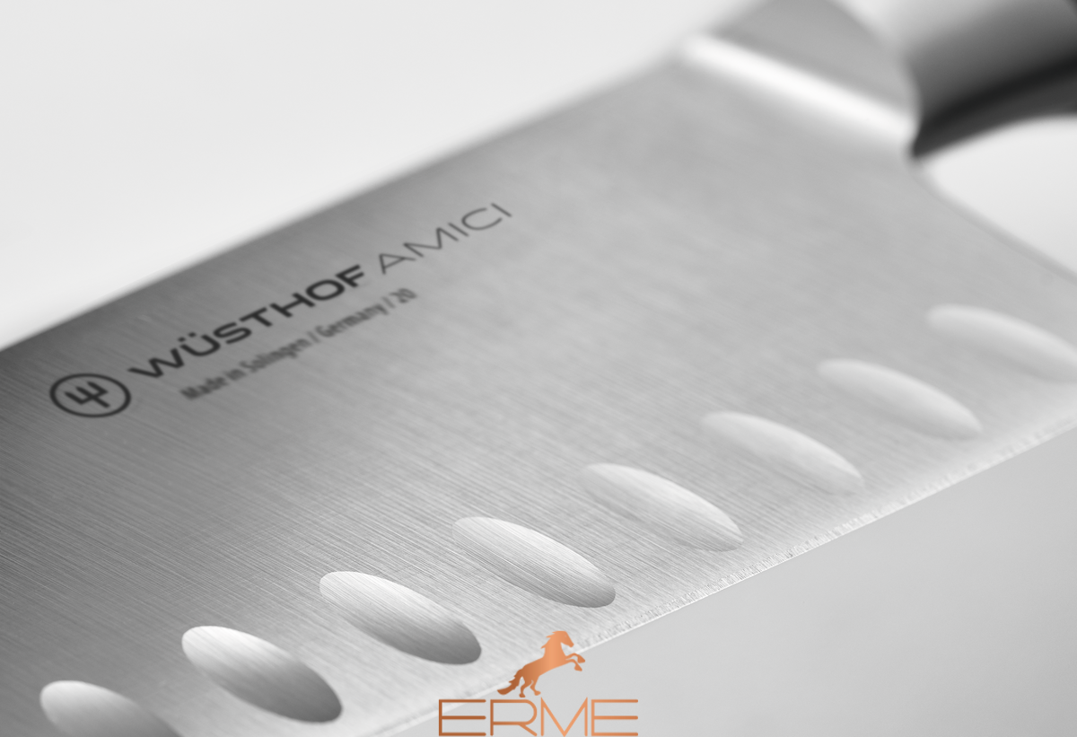 Wusthof - Amici Santoku ніж з порожнистим краєм