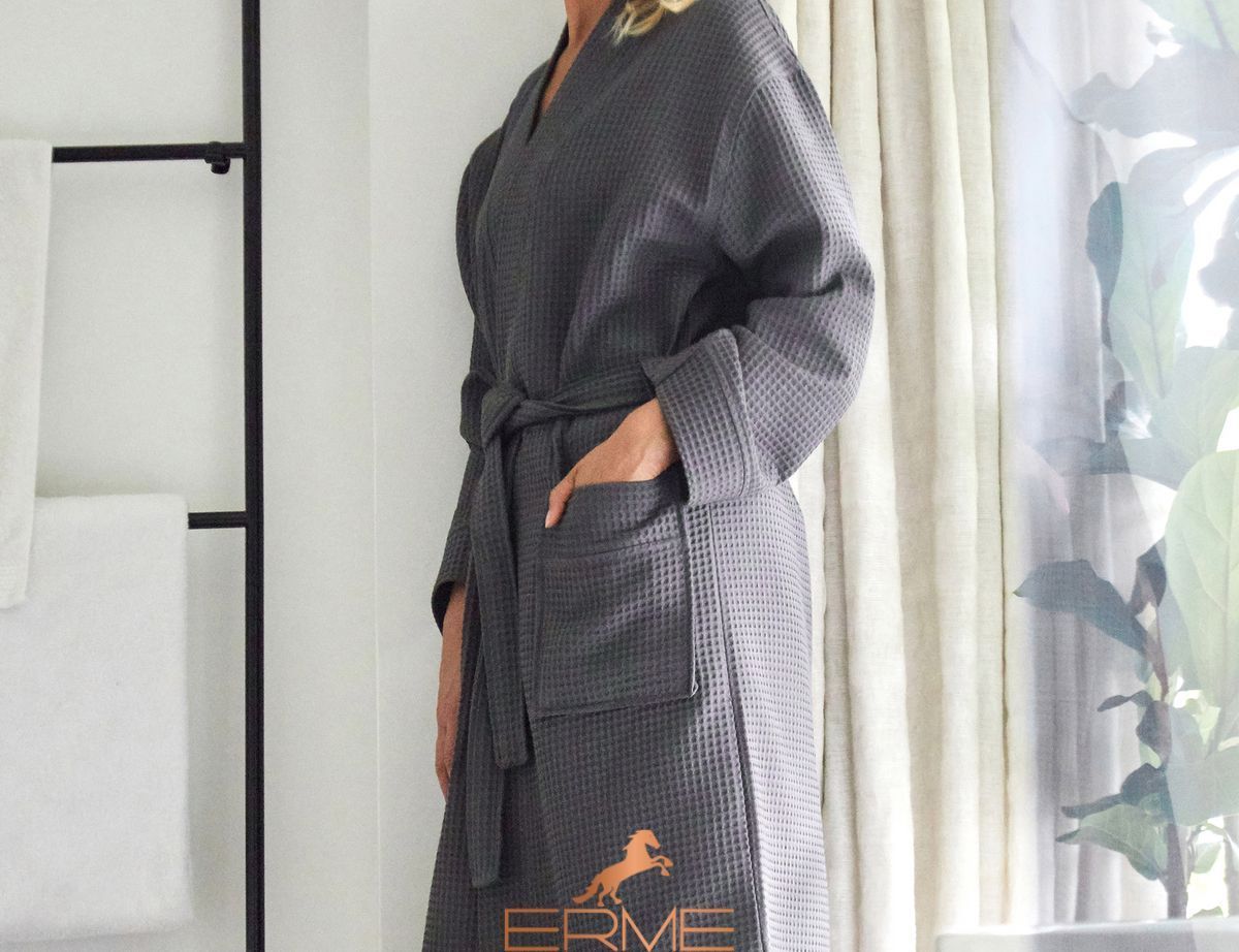 Robe Blanc Des Vosges Manoir Anthracite