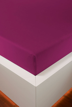 Простирадло на гумці Hefel Tencel Fitted Sheets Berry, 90x200 - 100x220 на резинці