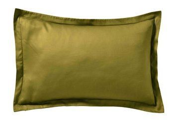 Постільна білизна Blanc Des Vosges Plain Satin Olive, 50x70, 155x200, 180x290