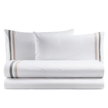 Bed linen Biancoperla - Antigua Beach/Ruppia, 50x75 (2pc), 155x200 (2pc), 270x290