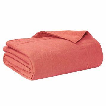 Покривало з льону Biancoperla Hamiltom Pepe Rosa